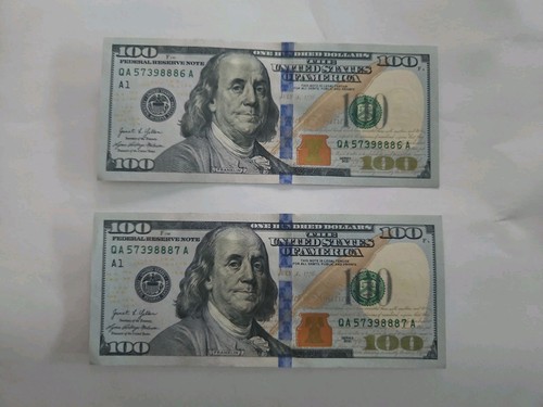 Banconote consecutive 100 - banconote, $100