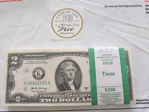 Banconote 245 100 nuove - $2,